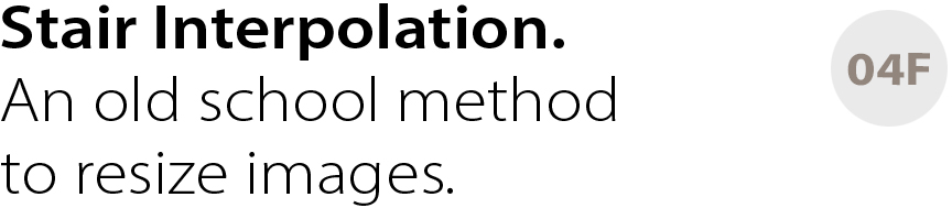 04F Stair Interpolation (an old school method).