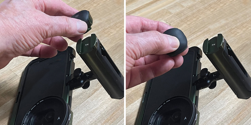 Smallrig Bluetooth remote.