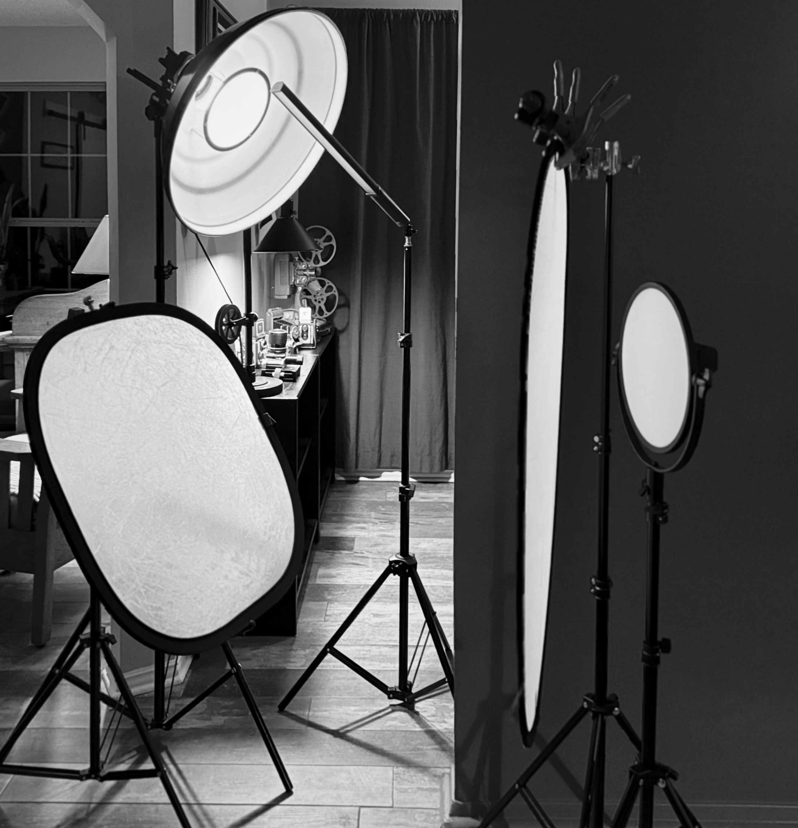 Mixed light sources.